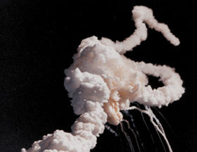 Challenger Explosion, courtesy NASA